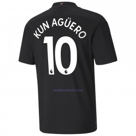 Maillot de Foot Manchester City Sergio Agüero 10 Extérieur 2020-21